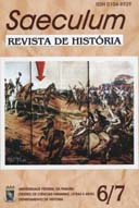 Capa da Revista Saeculum volume 6/7
